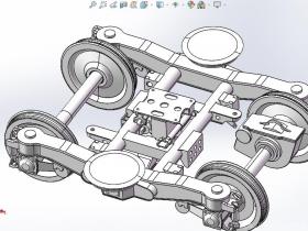 汽车动力转向架含特征_3D模型图纸（附STEP）