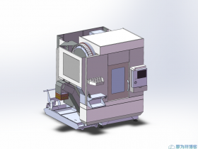 5轴CNC铣床设计模型 - Solidworks资源下载