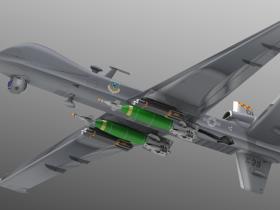 MQ-9无人机3D数模图纸-CATIA设计-附IGS-STEP格式