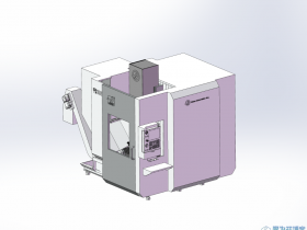 哈斯750C 5轴机床Solidworks资源 - 三维CAD模型下载