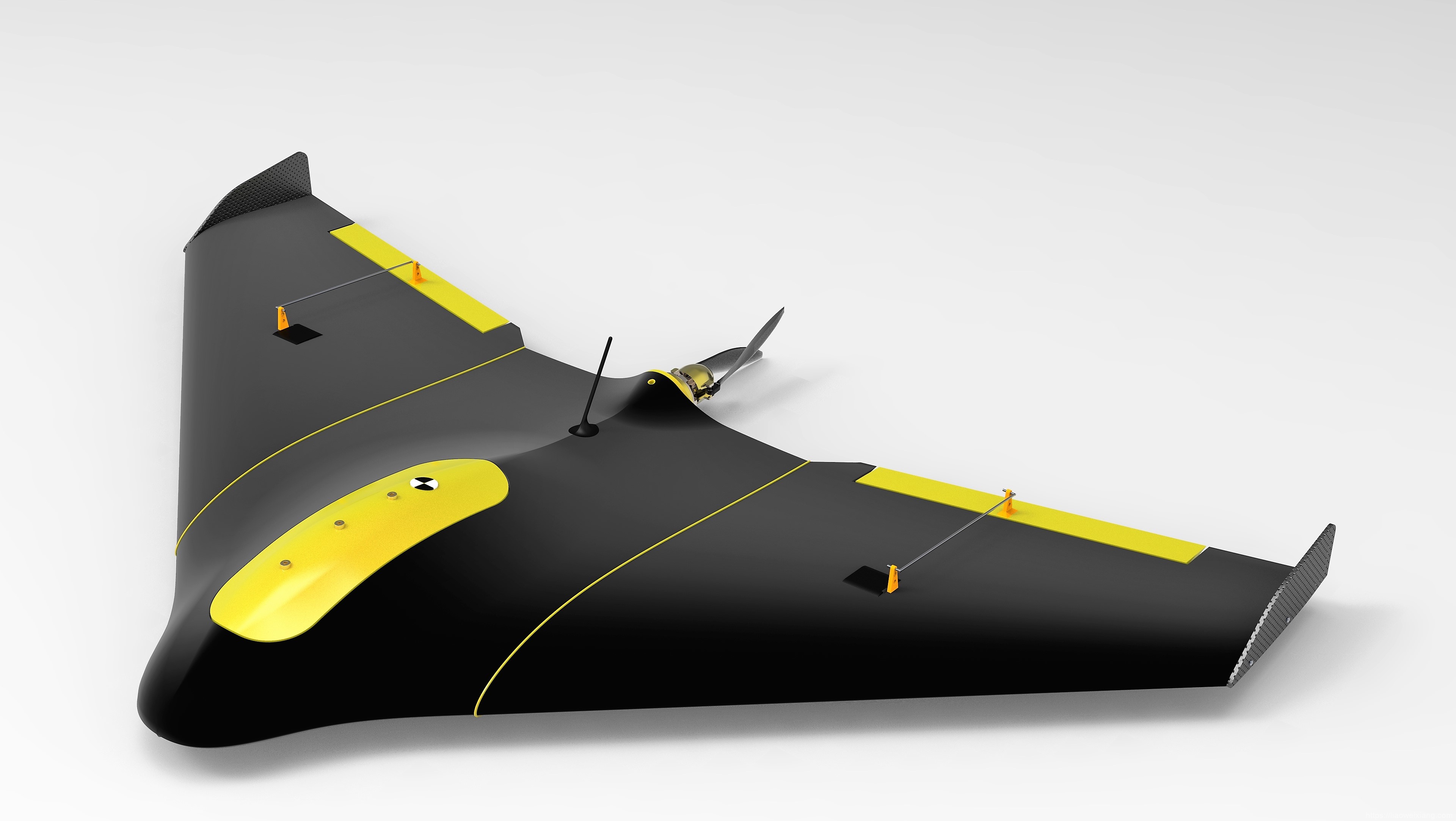 LE Agriculteur UAV无人机模型3D图纸STPE、SLDPRT格式 Solidworks设计