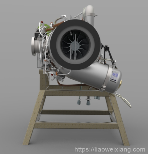 Garrett Gtcp85-98d发动机引擎3D模型图纸_Stp、x_t格式