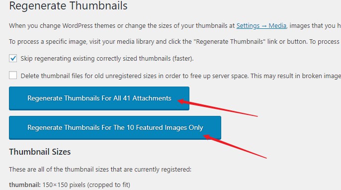 WordPress重新生成缩略图_Regenerate Thumbnails使用教程