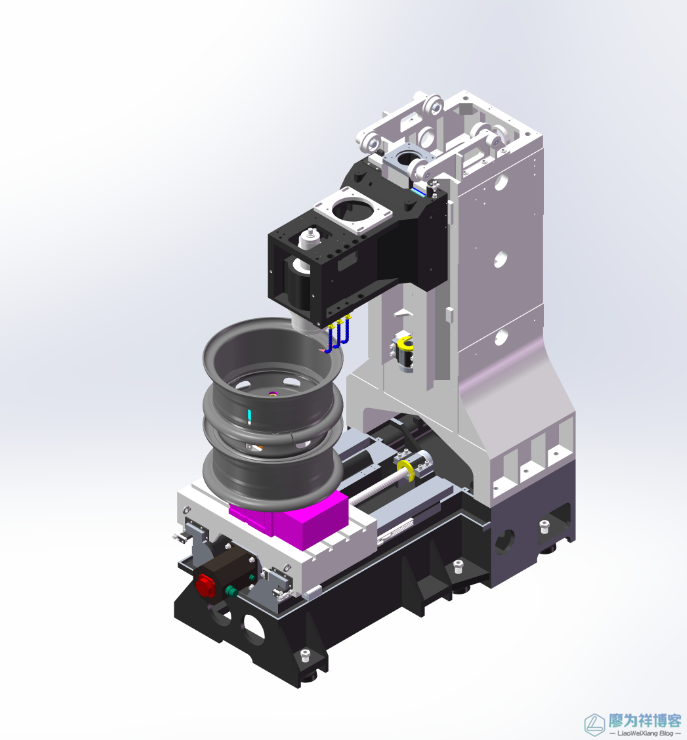 VMC-850立式加工中心三维CAD模型 – Solidworks资源下载
