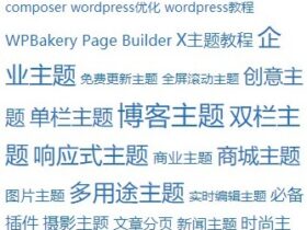 WordPress限制标签云数量教程