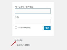WordPress忘记密码不能登陆怎么办？2种办法让你快速重置密码